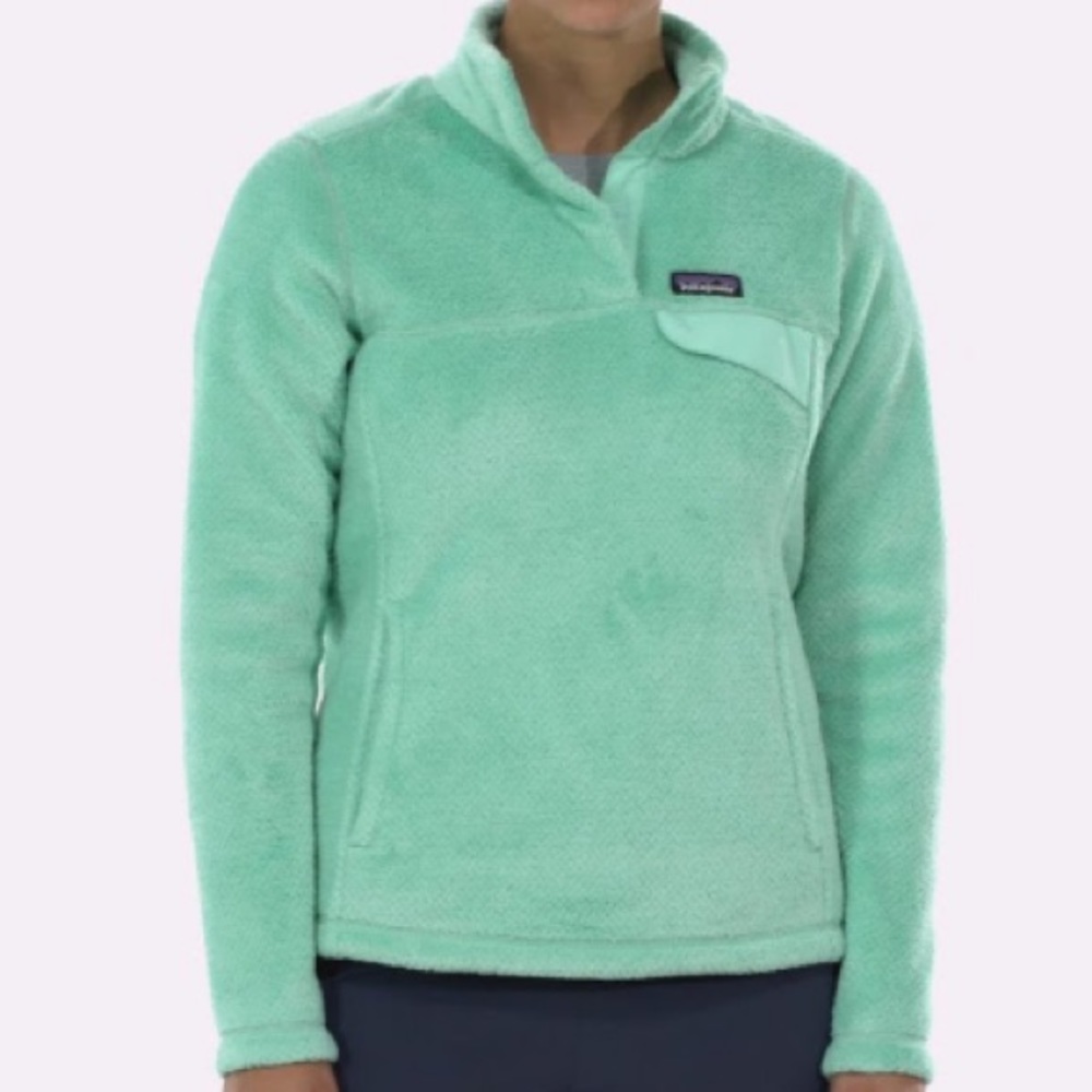 Patagonia Re-Tool snap- T mint green size XL.